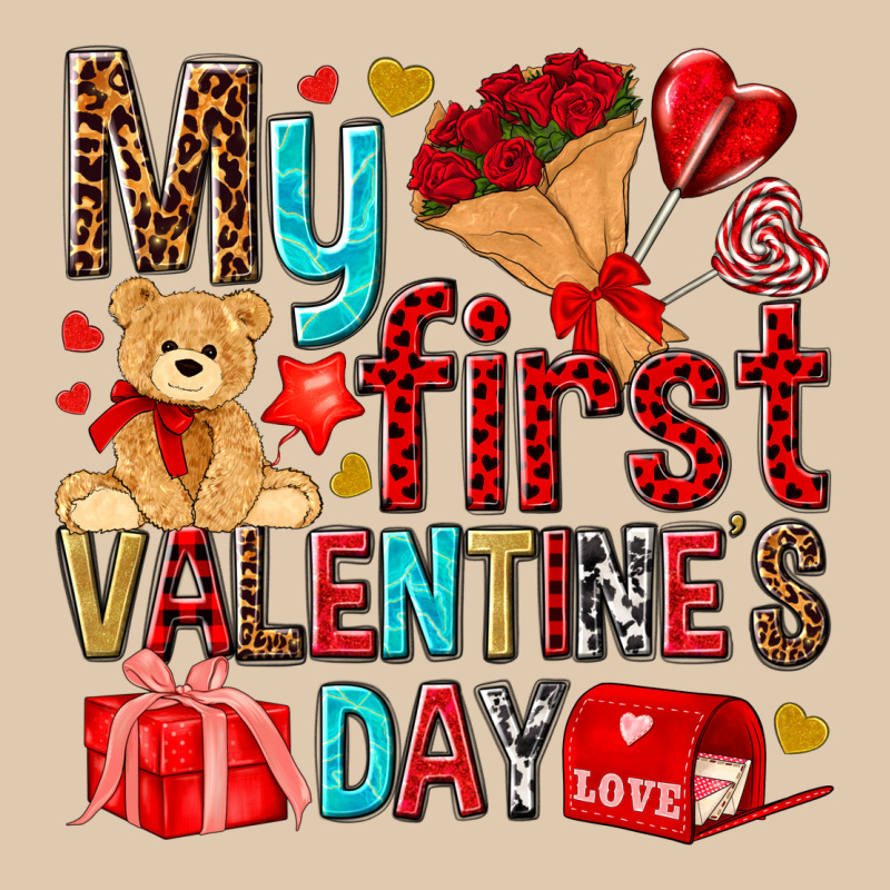 My First Valentines Day Heavyweight Sweatshirt by NancyCooperArtShop | Teevron