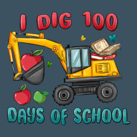 I Dig 100 Days Of School Excavator Urban Heavy Tee | Teevron