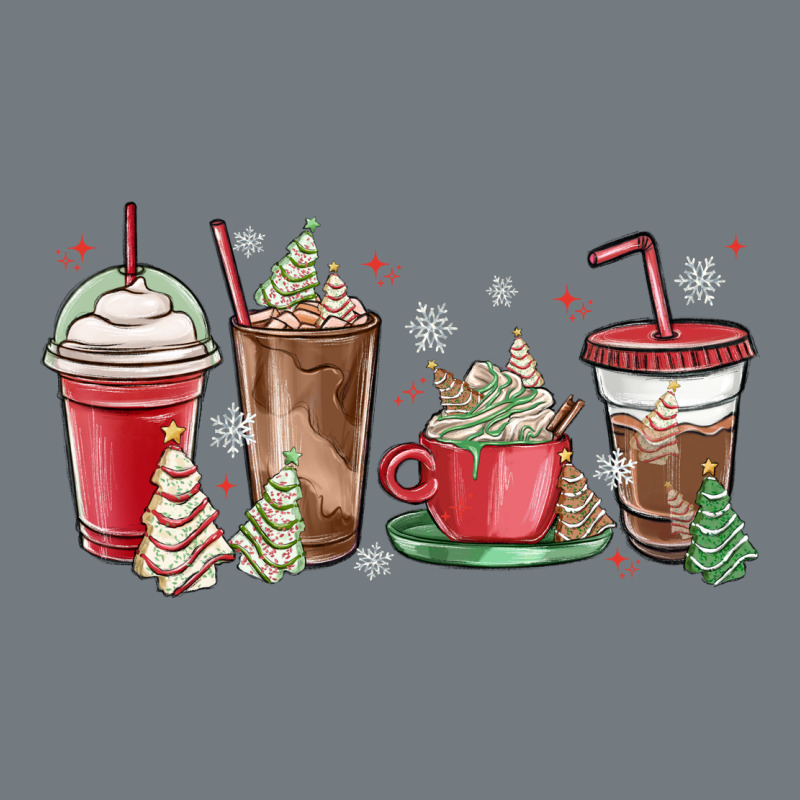 Christmas Tree Cake And Coffee Cups Heavyweight Sweatshirt by MaliasSmallBusiness | Teevron