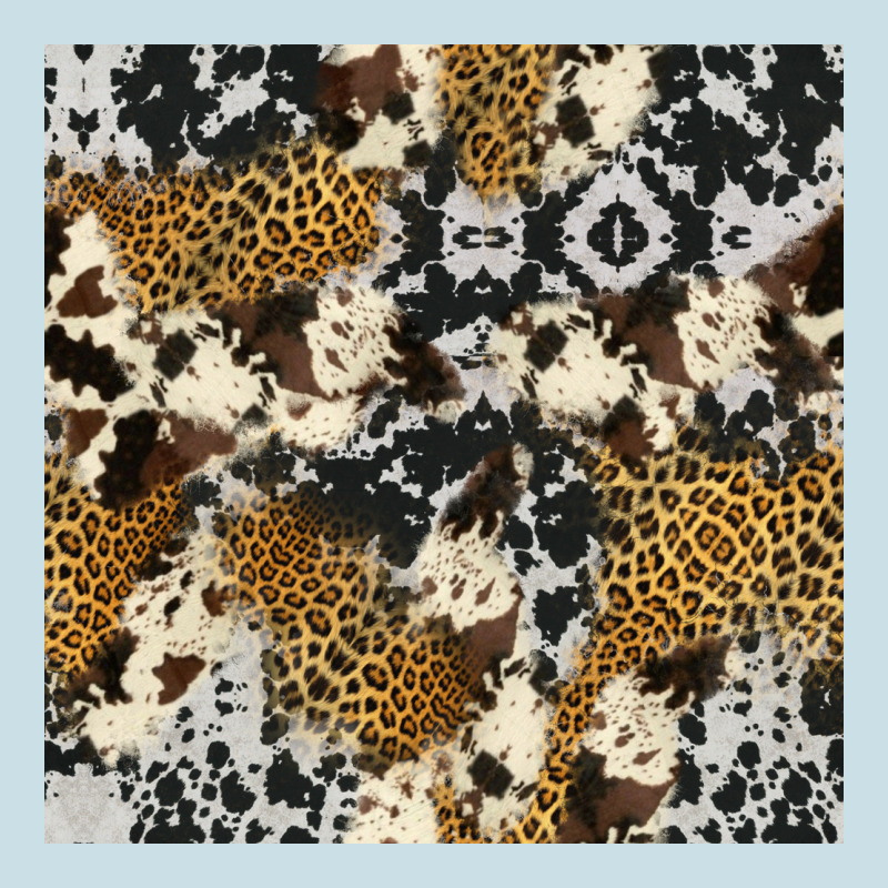 Cowhide Leopard Seamless Pattern Ladies Tee by HRA Design Shop | Teevron