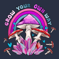 Grow Your Own Way Crystal And Mushroom Heavyweight Sweatshirt | Teevron