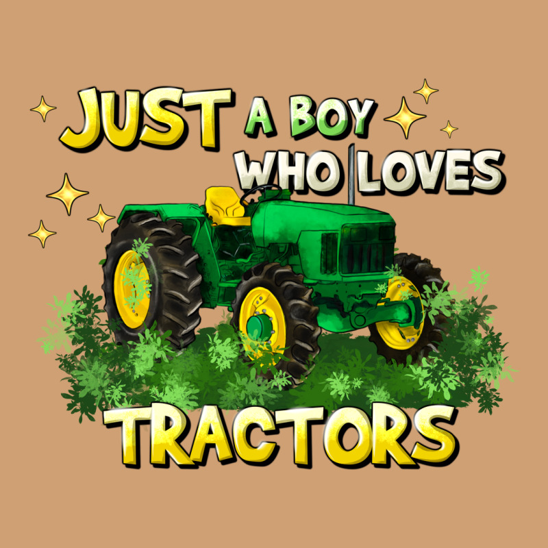 Just A Boy Who Loves Tractors Vintage Tee by JahusDesignShop | Teevron