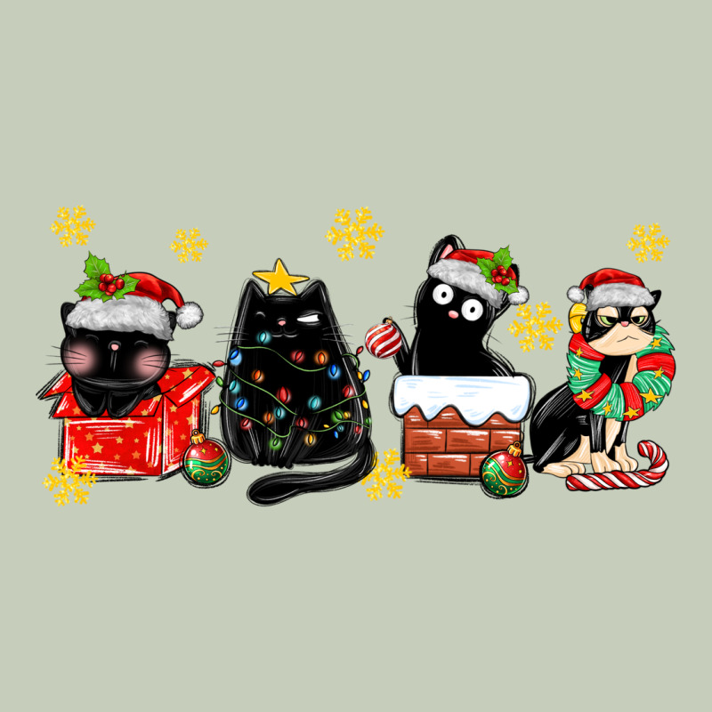 Christmas Cats Long Sleeve Tee by MaliasSmallBusiness | Teevron