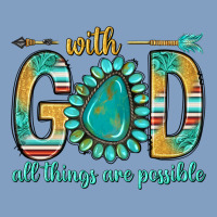 With God All Things Are Possible With Turquoise Gemstone Bbs Urban Hoodie | Teevron