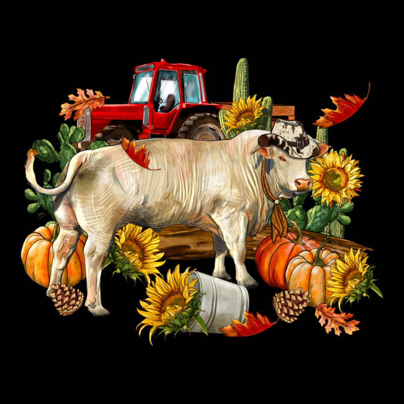 Fall Charolais Bull Ladies Tee by RanaPortraitStore | Teevron