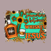 Somewhere Between Whiskey And Jesus Vintage Hoodie | Teevron