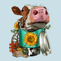 Simmental Cow Coffee Cup Ladies Tee | Teevron