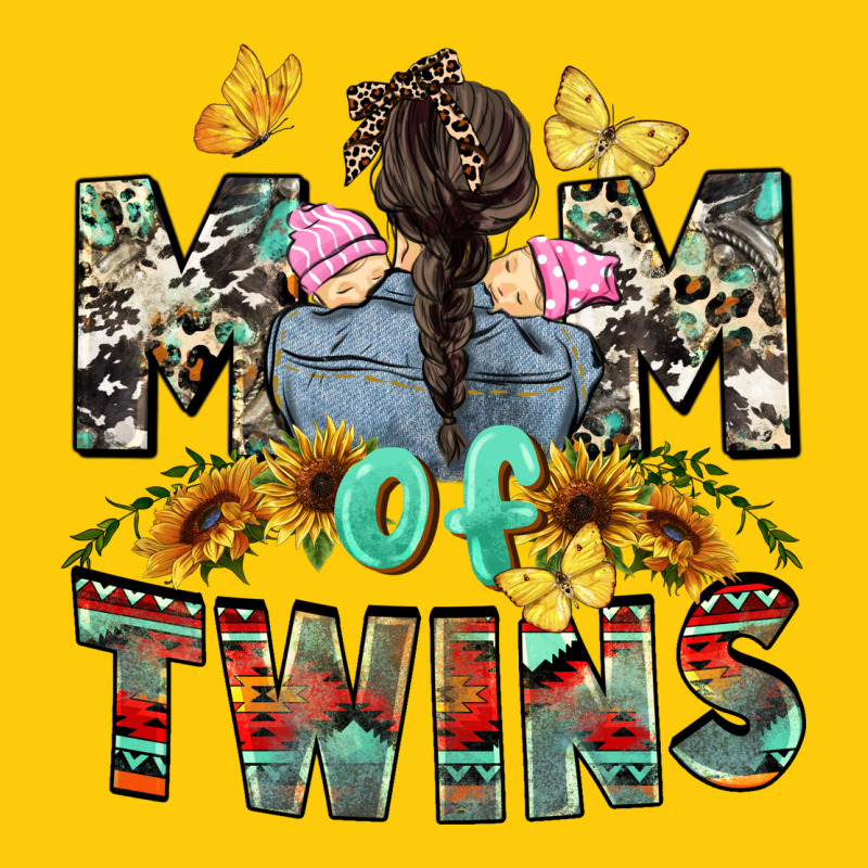 Mom Of Twins Girls Mother's Day Premium Hoodie by CowGirlArtShop | Teevron