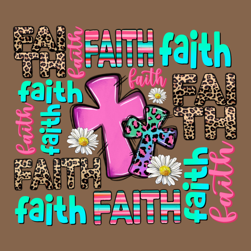 Faith With Cross Premium Tee by AdoDesignShop | Teevron