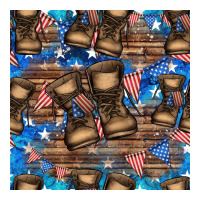 4th of juky veteran boots seamless pattern | Teevron