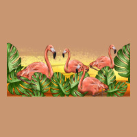 Flamingos With Sunset Heavyweight Hoodie | Teevron