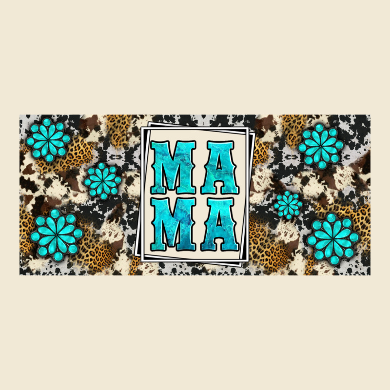 Western Cowhide Mama 16oz Libbey Glass Ladies Tee by HRA Design Shop | Teevron