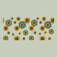 Sunflowers And Turquoise 16oz Libbey Glass Ladies Tee | Teevron