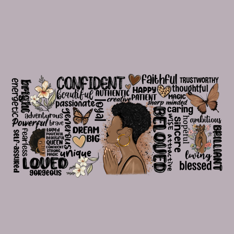 Black Woman Confident Vintage Tee by MaliasSmallBusiness | Teevron