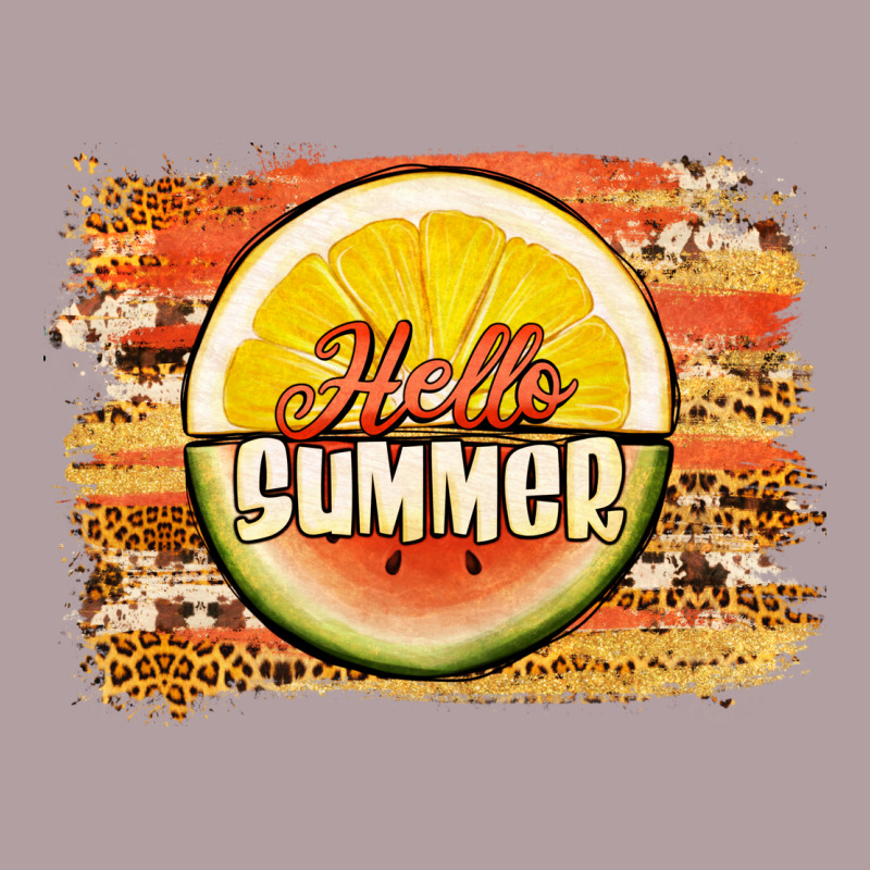Hello Summer Watermelon Lemon Vintage Hoodie by Jasminsmagicworld | Teevron