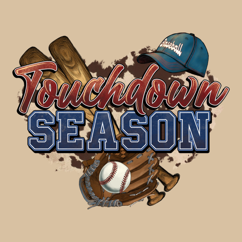 Touchdown Season Baseball Heavyweight Hoodie by HowdyJamesFarm | Teevron