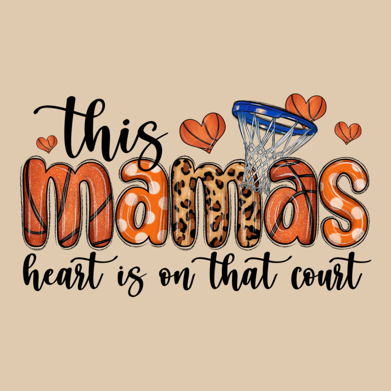 This Mamas Heart Is On That Court Heavyweight Sweatshirt by MaliasSmallBusiness | Teevron