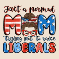 Just A Normal Mom Trying Not To Raise Liberals Urban Heavy Tee | Teevron