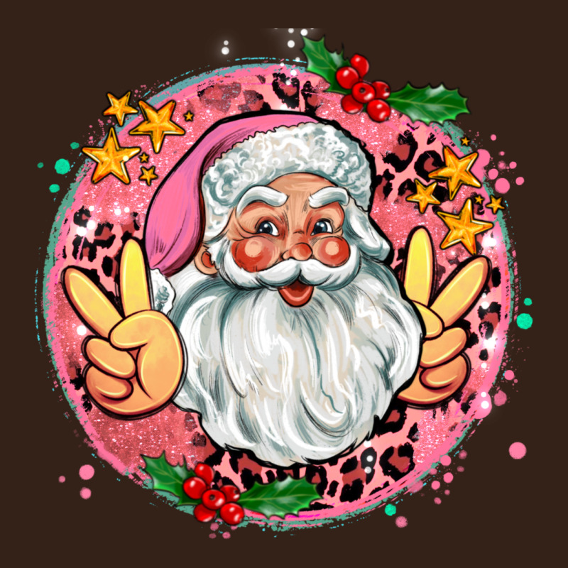 Merry Christmas Peace Santa Heavy Core Tee by AdoDesignShop | Teevron
