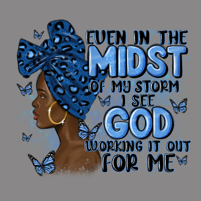 Even In The Midst Of May Storm Afro Woman Vintage Tee by MaliasSmallBusiness | Teevron