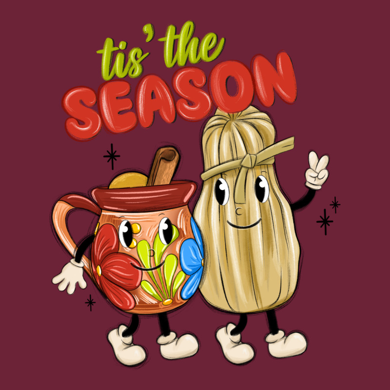 Tis' The Season Mexican Food Long Sleeve Tee by MaliasSmallBusiness | Teevron