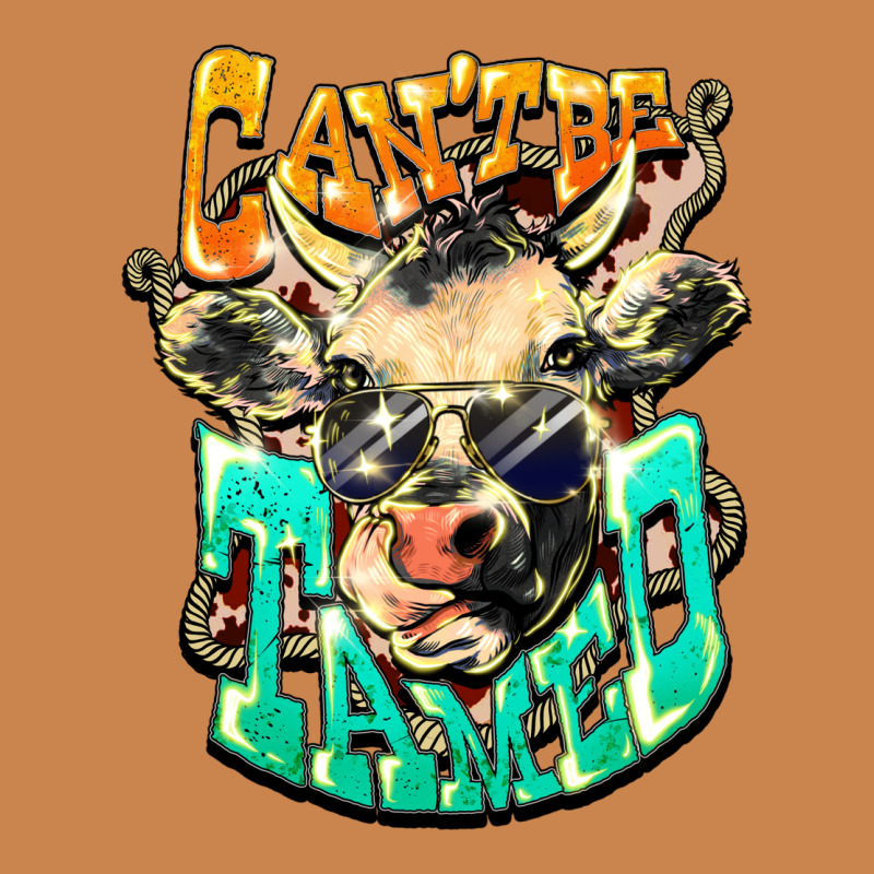 Can't Be Tamed Cow Heavyweight Hoodie by HowdyJamesFarm | Teevron