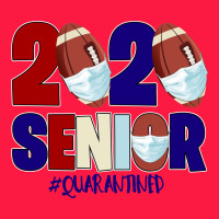 Quarantined Senior 2020 American Football Zipper Hoodie | Teevron