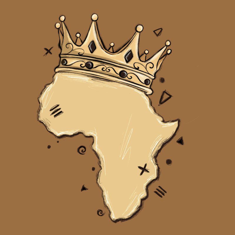 Africa With Crown Vintage Tee by MaliasSmallBusiness | Teevron