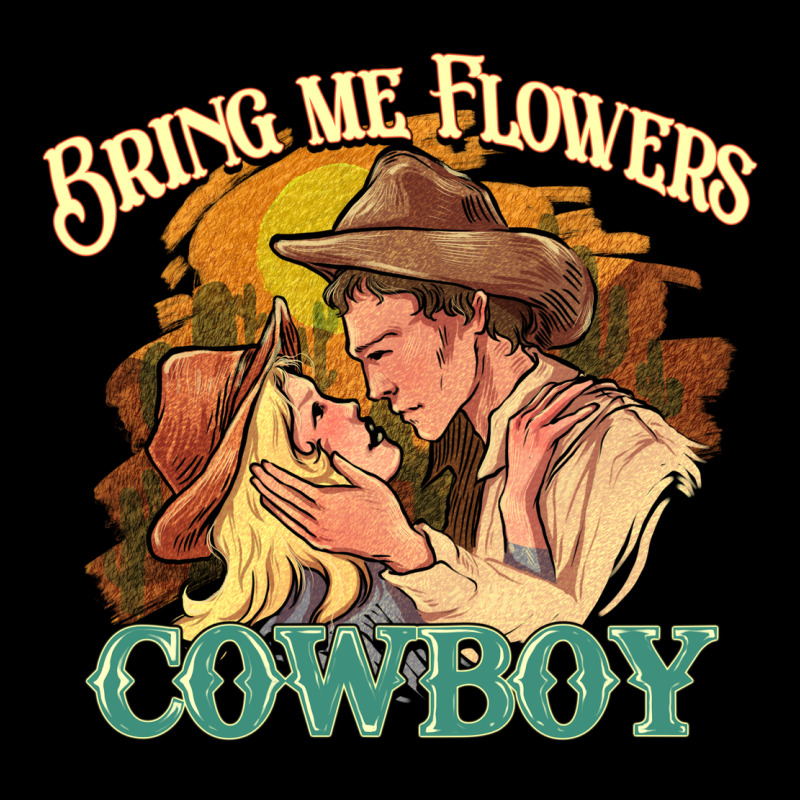 Bring Me Flowers Cowboy Heavyweight Sweatshirt by NancyCooperArtShop | Teevron