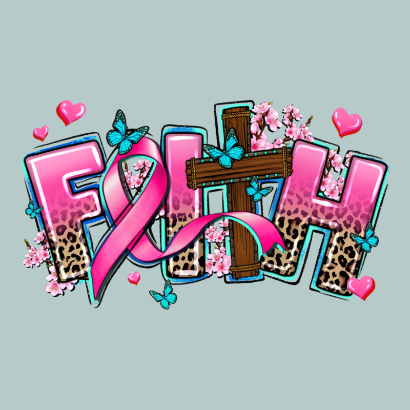 Cancer Faith Cross Heavy Core Tee by AdoDesignShop | Teevron