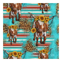 longhorn bull seamless pattern | Teevron