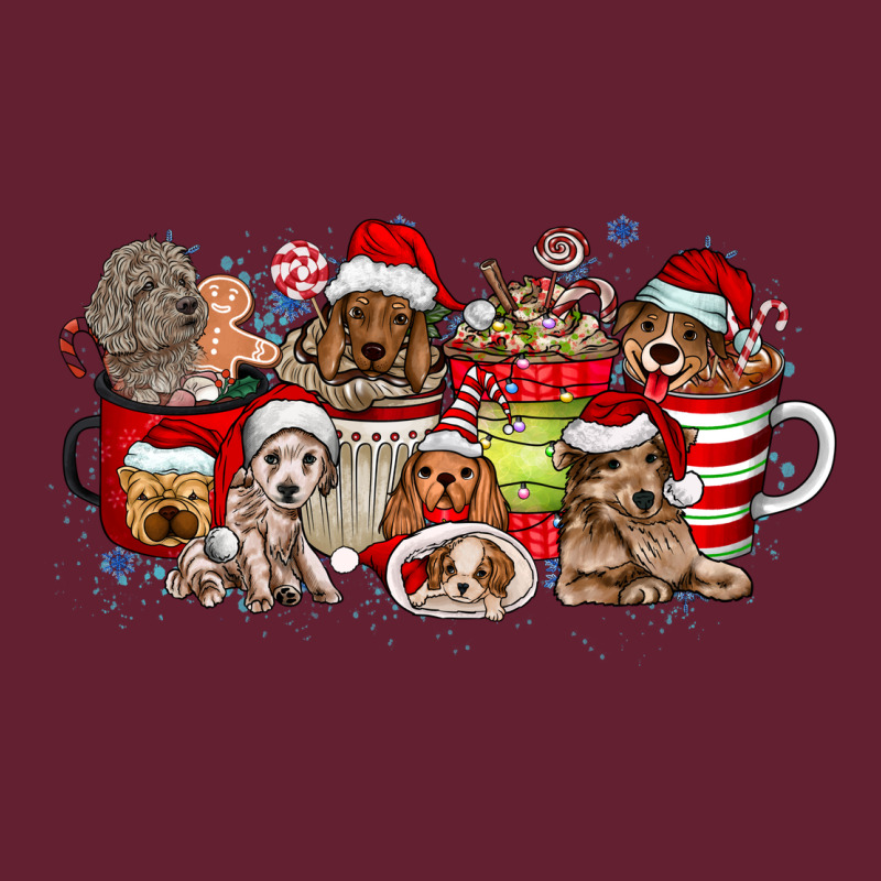 Christmas Dog Coffee Classic Tee by CowhideDigitalArt | Teevron