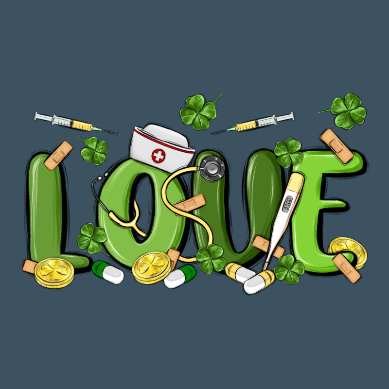 St Patricks Love Nurse Urban Heavy Tee by MaliasSmallBusiness | Teevron
