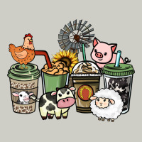 Farm Animal Coffee Cups Heavyweight Hoodie | Teevron