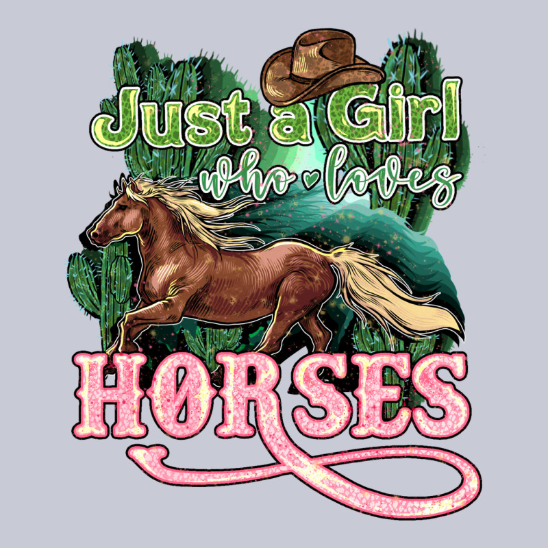 Just A Girl Who Loves Horses Heavyweight Hoodie by HowdyJamesFarm | Teevron