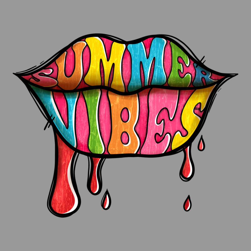 Summer Vibes Lips Vintage Hoodie by Jasminsmagicworld | Teevron