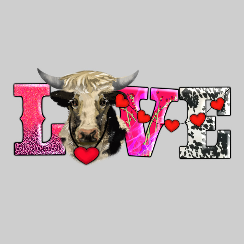 Love With Holstein Cow Premium Tee by AdoDesignShop | Teevron