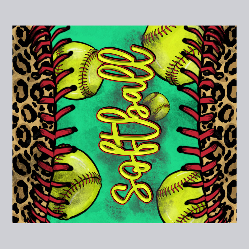 Softball Leopard Heavyweight Sweatshirt by NancyCooperArtShop | Teevron