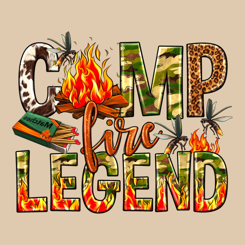 Camp Fire Legend Heavyweight Sweatshirt by NancyCooperArtShop | Teevron