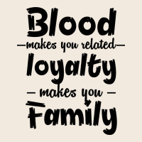 Blood Makes You Related Makes You Family Zipper Hoodie | Teevron