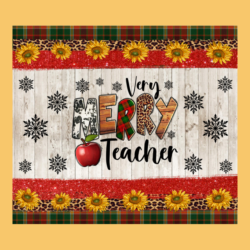 Very Merry Teacher Vintage Hoodie by Jasminsmagicworld | Teevron