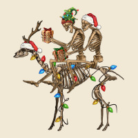 Christmas Deer And Skeletons Ladies Tee | Teevron