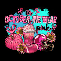 In October We Wear Pink American Football Heavy Core Tee | Teevron
