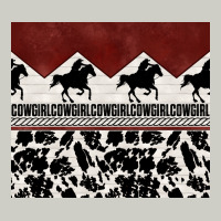 Cowgirl With Cowhide Heavyweight Hoodie | Teevron