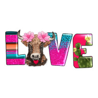Love With Braunvieh Cow Premium Tee | Teevron