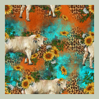 Western Charolais Cow Seamless Pattern Ladies Tee | Teevron
