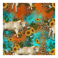 western charolais cow seamless pattern | Teevron