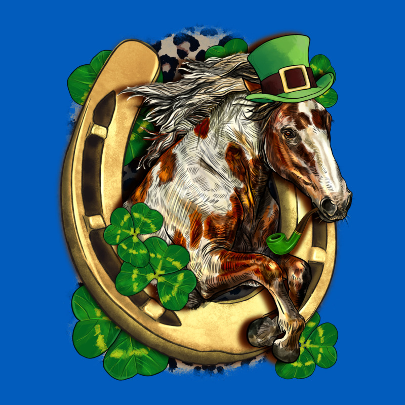 Horse With Horseshoe St Patricks Day Urban Hoodie by FaDigitalArtStudio | Teevron