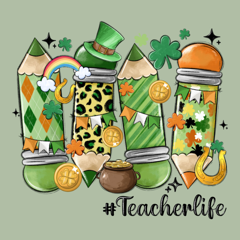 Retro Patricks Day Teacher Life Urban Heavy Tee by MaliasSmallBusiness | Teevron