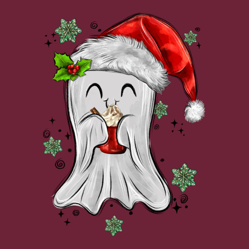 Merry Christmas Ghost Long Sleeve Tee by MaliasSmallBusiness | Teevron
